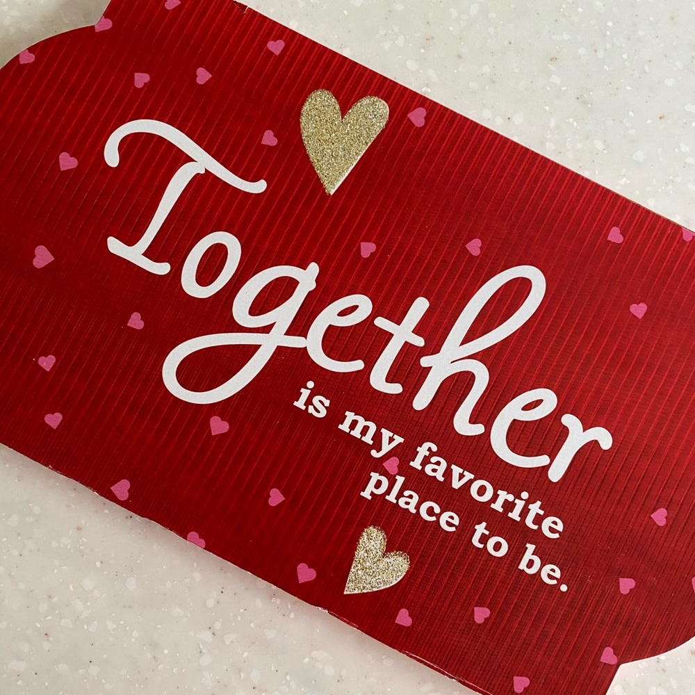 “TOGETHER IS MY FAVORITE PLACE TO BE” WALL PLAQUE.